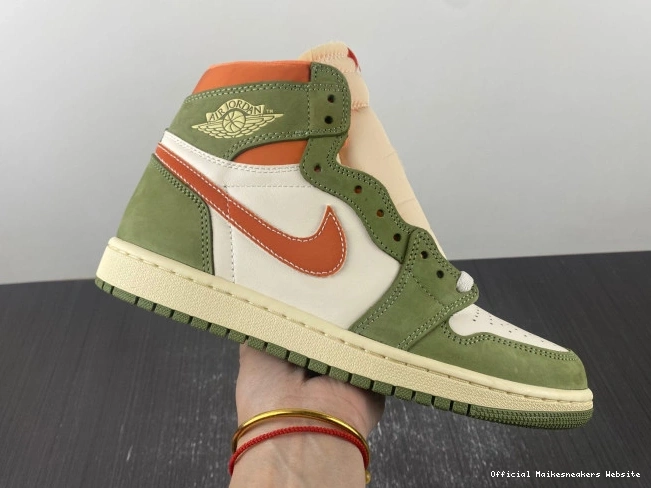 Official Maikesneakers FB9934-300 Craft Jordan Celadon OG Air 1 High 0717
